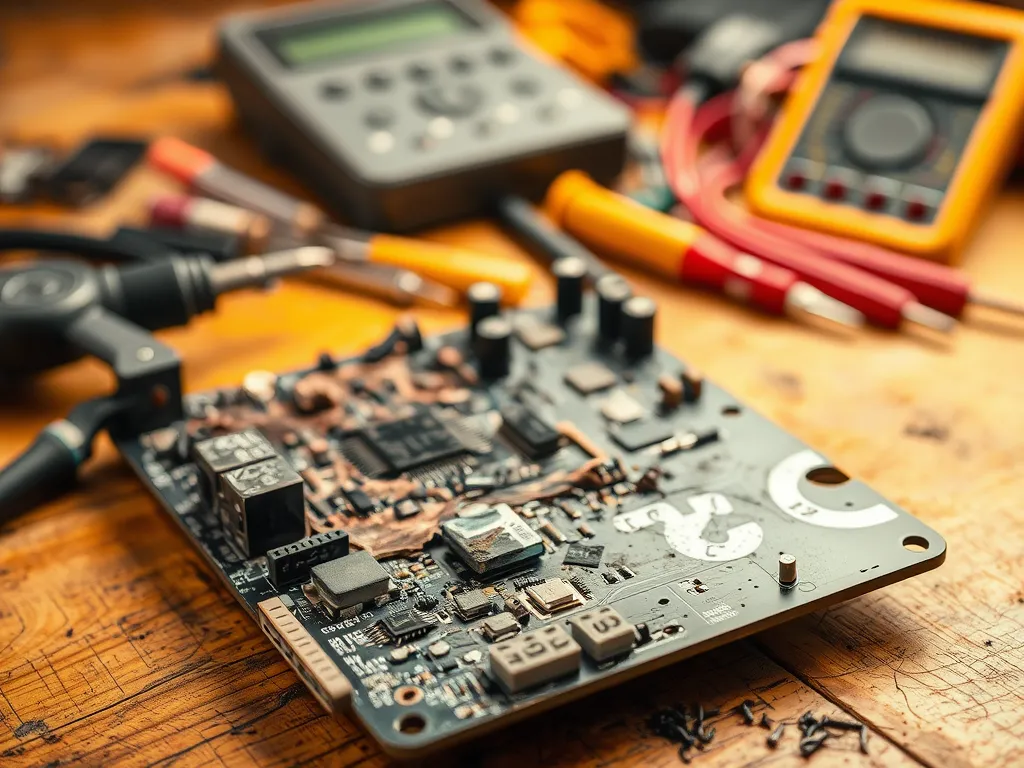 Spalona płyta główna – jak rozpoznać?