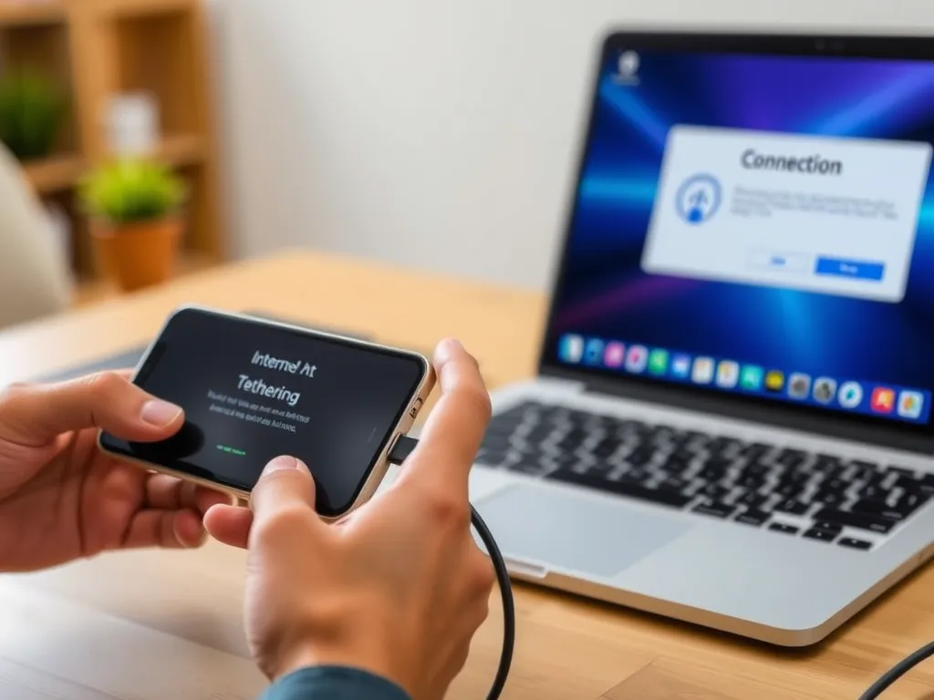 Jak udostępnić internet z telefonu na komputer przez usb?