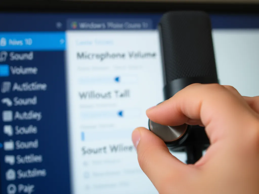 Jak podgłośnić mikrofon w Windows 10?